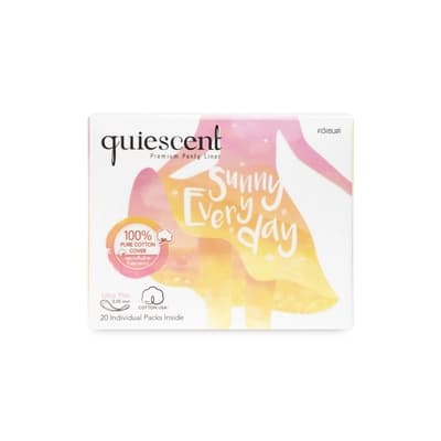 Quiescent Cotton Pantyliners 15.5CM. 20PCS.