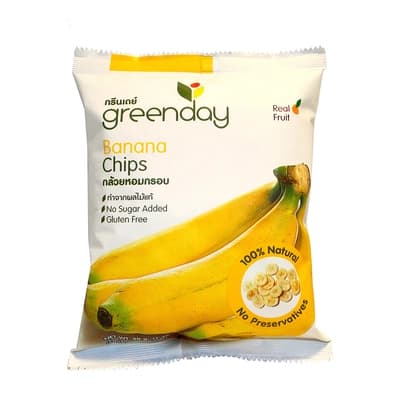 กรีนเดย์ กล้วยหอมอบกรอบ 50ก.