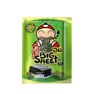 เถ้าแก่น้อย สาหร่ายแผ่นอบคลาสสิค 12G.