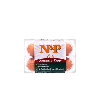 N&P Organic Fresh Chicken Eggs Pack 6