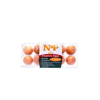 N&P Organic Fresh Young Chicken Eggs Pack 10