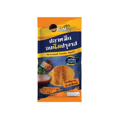 โกหมึก ปลาหมึกอบนิ่มปรุงรส 12กรัม