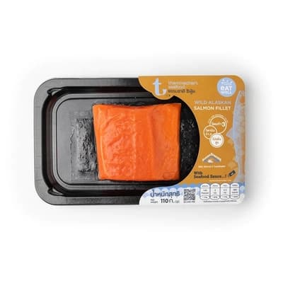 TS FROZEN WILD ALASKAN SALMON FILLET110G