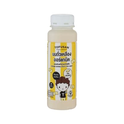TOFUSAN Organic Soymilk With Tofu Sheet 350ML.
