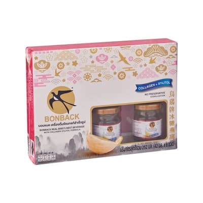 บอนแบค รังนกแท้คอลลาเจนไซลิทอล 42มลแพค6