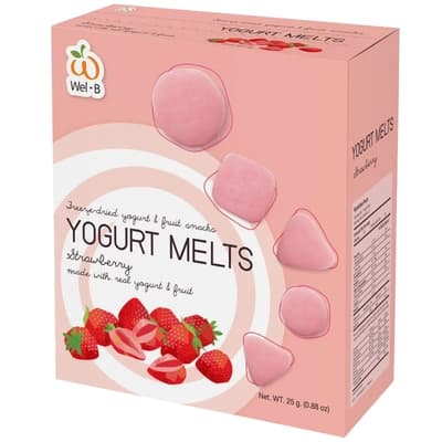 Wel-B Yogurt Malts Strawb 25G.
