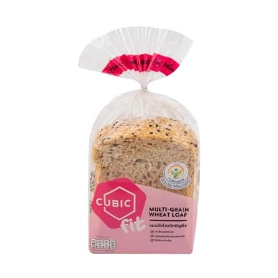 คิวบิกฟิต ขนมปังโฮลวีตธัญพืช 120ก.