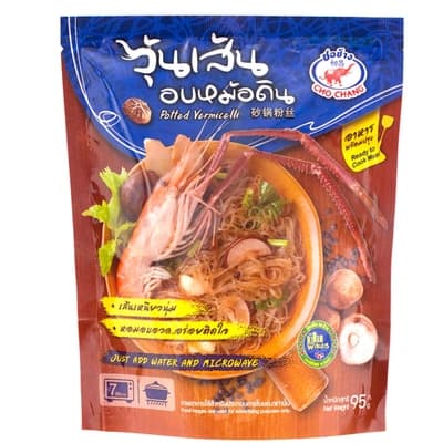 ชอช้าง วุ้นเส้นอบหม้อดิน 95ก.