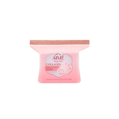 Aime Premium Cotton Pad Collagen 60PCS.