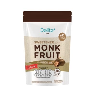 Delite+ 0 Kcal Monkfruit 200 g.