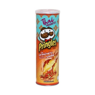 Pringles Hot & Spicy Grilled Squid 107G.