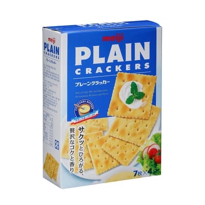 Meiji Plain Crackers 104G.