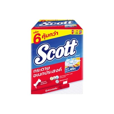สก็อตต์ กระดาษอเนกประสงค์ 84แผ่น แพ็ค6