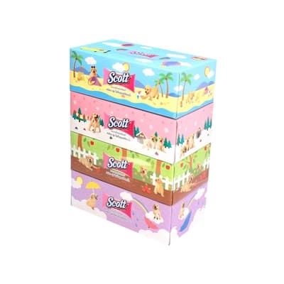 Scott Facial Tissue 115sheets Pack 4