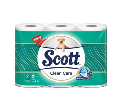 สก๊อตต์ คลีนแคร์ กระดาษชำระหนา3ชั้น 6ม้วน