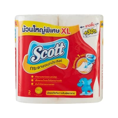 สก๊อตต์ กระดาษอเนกประสงค์บิ๊กโรล XL 2ม้วน