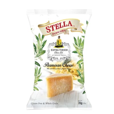 STELLA POPCORN PARMESAN CHEESE 70G.