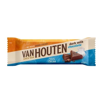 Van Houten Dark Milk Chocolate 40g