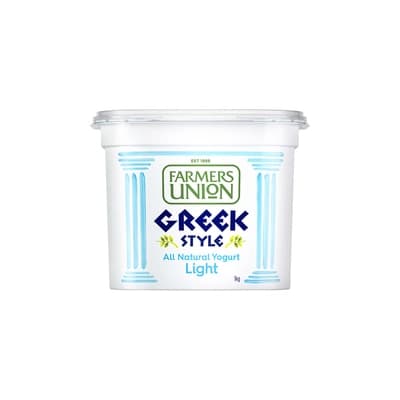 Farmers Union Greek Yoghurt Lite 1KG.