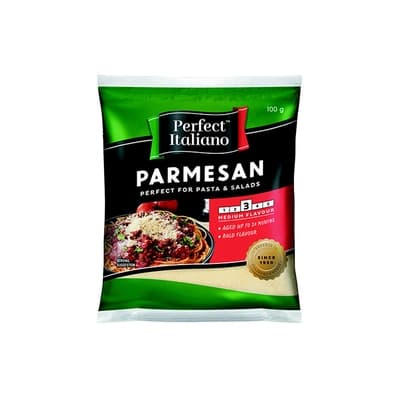 Perfect Italiano Grated Parmesan Cheese 100G.