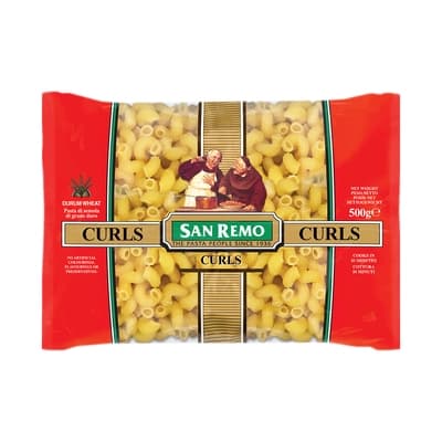San Remo Curls Pasta 500G.