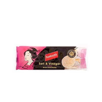 Fantastic Sour Cream & Chives Rice Crackers 100G.