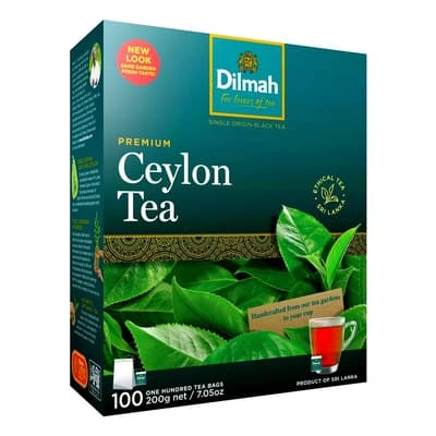 Dilmah Premium Tea Bags 2G. Pack 100