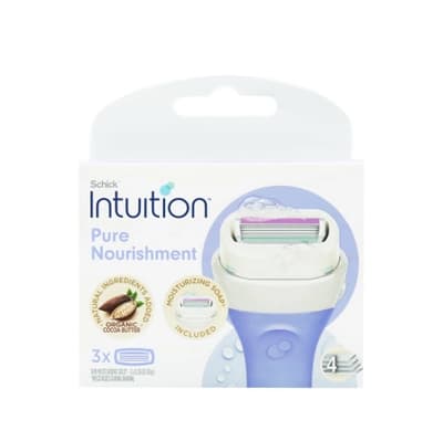 Schick Intuition Cocoa Butter Refill Blades 3PCS.