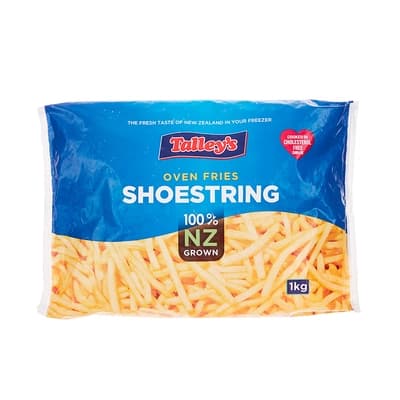 Talley's Shoestring Fries 1KG.