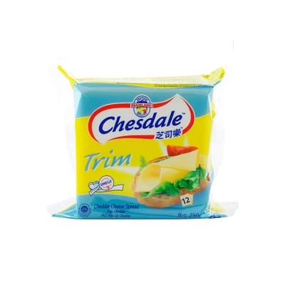 Chesdale Sliced Cheddar Low Fat 250G.