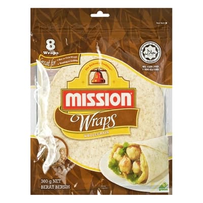 Mission Wraps Wholegrain 360G.