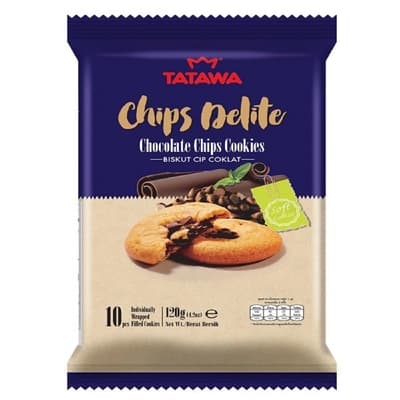 Tatawa Chip Delite Cookies Chocolate chip 120G.