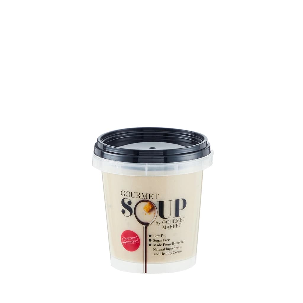 Gourmet ซุปครีมเห็ดรวมและข้าวบาร์เล่ย์ไซส์ S 350มล.