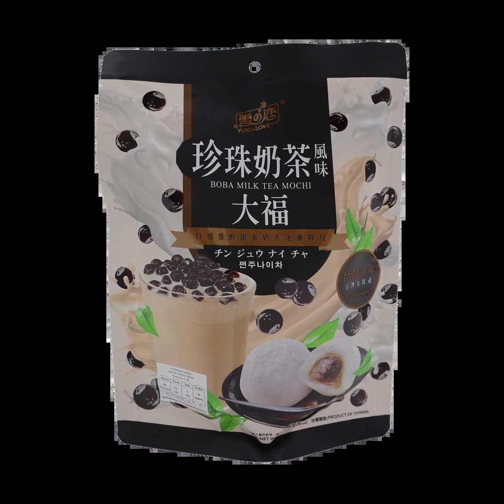 ยูกิแอนด์เลิฟ โมจิรสชานมไข่มุก240กรัม