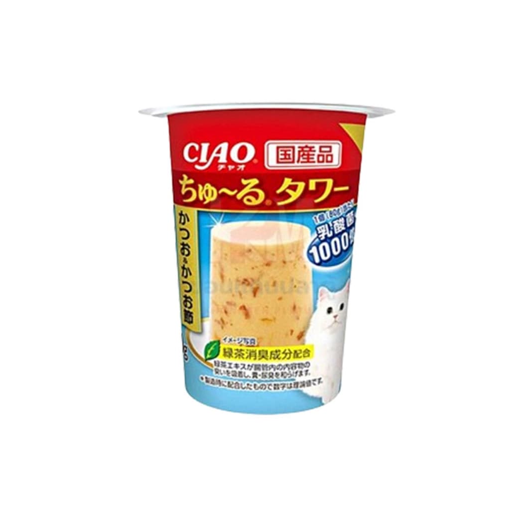 CIAO Churu Tower Bonito & Katsuobushi Tuna 80 G.