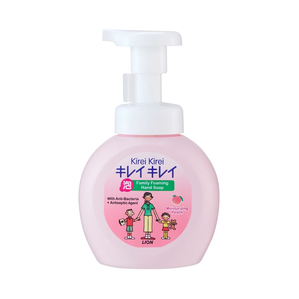 Kirei Foaming Hand Soap Moisturizing Peach 250ML.