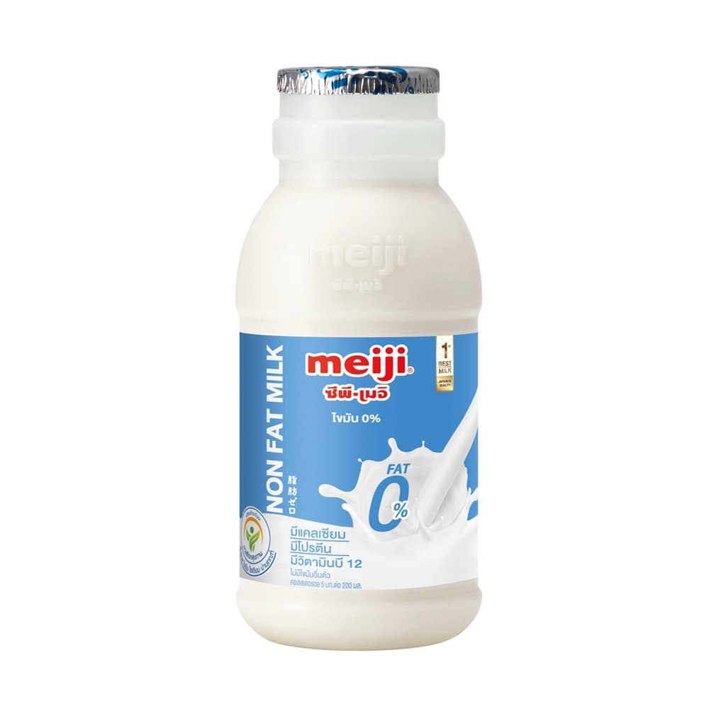 Meiji Pasteurized Milk Non Fat 200ML.