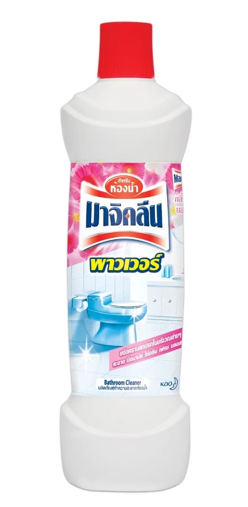 มาจิคลีน น้ำยาล้างห้อง สีชมพู 850มล.