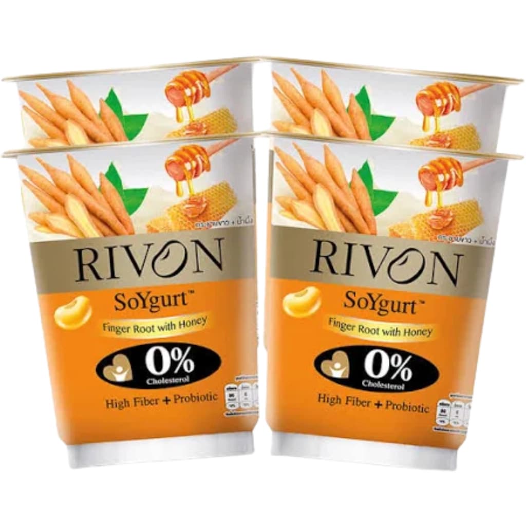 ริวอง ซอยเกิร์ตกระชายขาวและน้ำผึ้ง 130ก. แพ็ค4