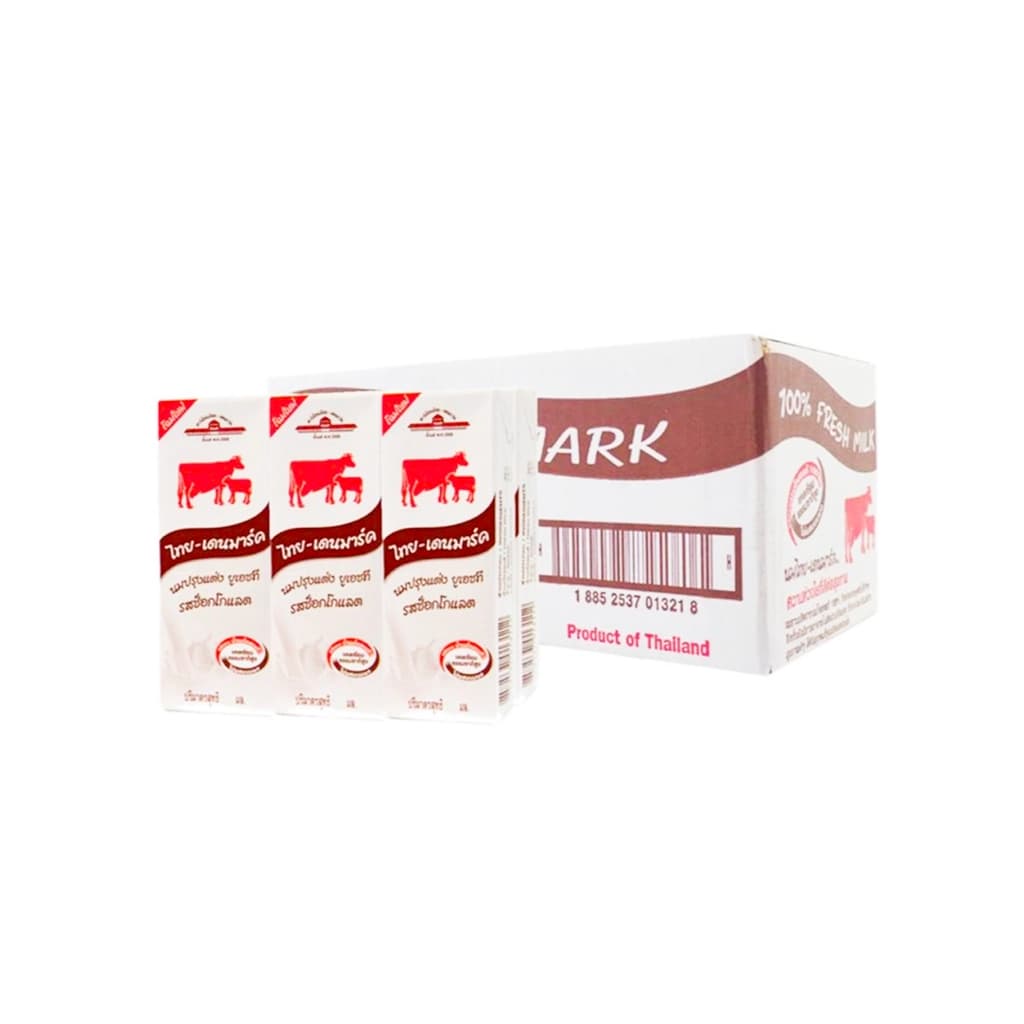 ไทย-เดนมาร์ค นมยูเอชที รสช็อกโกแลต 250มล. แพ็ค 12