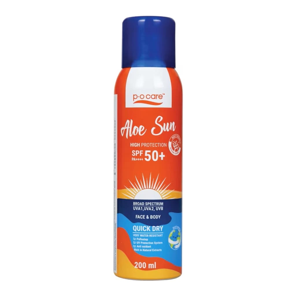 พีโอแคร์ อโล ซันสเปรย์ SPF50+ PA4+ 220มล